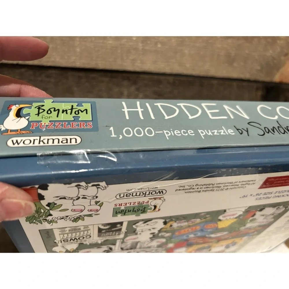 Hidden Cows 1000 Piece Jigsaw‎ Puzzle Workman New